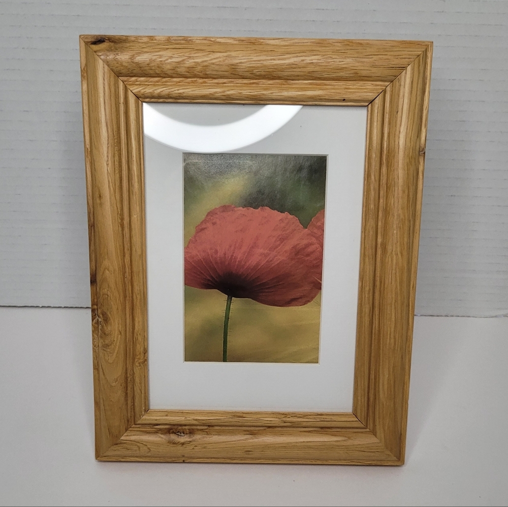 Wood Picture Frame with Removable Mat